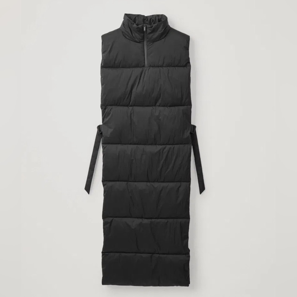 COS Long Padded Hybrid Vest - NWT